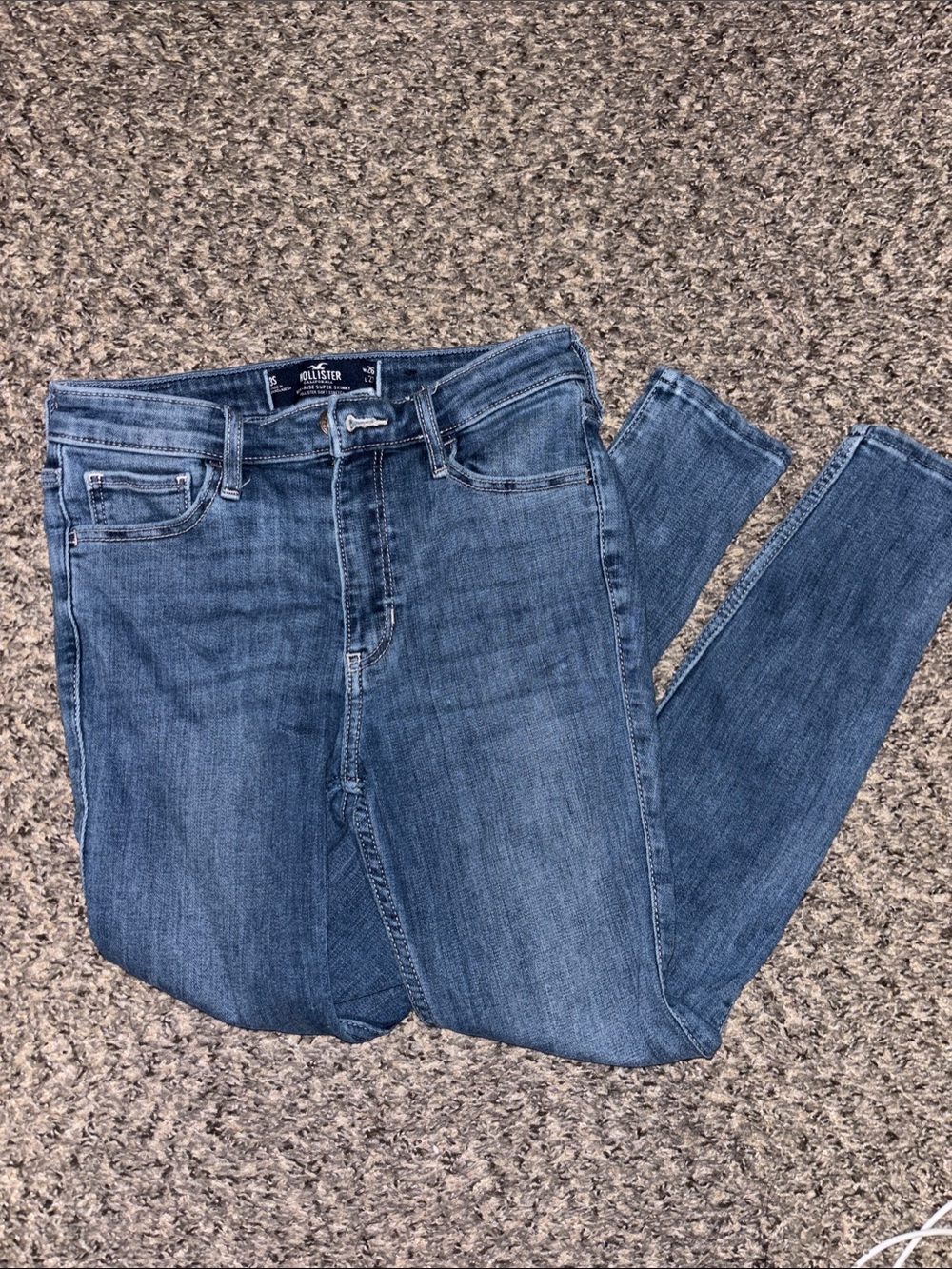 Hollister Women's Dark Wash Skinny Jeans